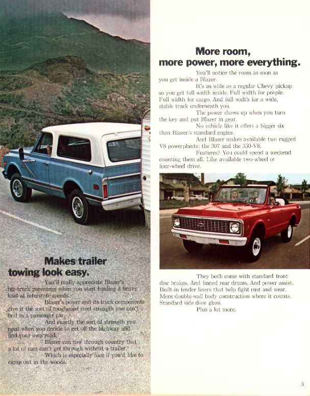 1972 Chevrolet Blazer Brochure Page 5